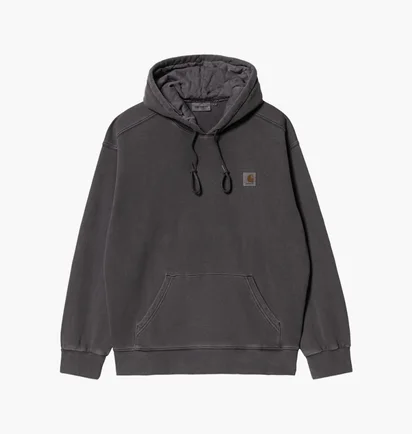 Худи мужское Carhartt Wip Hooded Nelson Sweat Grey I029963-89GD