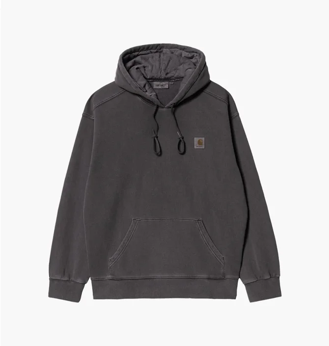Худи мужское Carhartt Wip Hooded Nelson Sweat Grey I029963-89GD