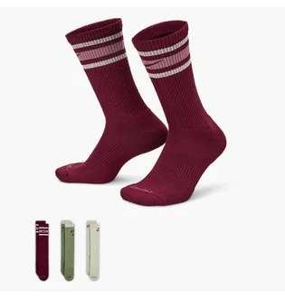 Носки Nike Everyday Plus Cushioned Crew Multi (3 пары) DX7665-901