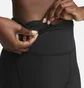 Шорти жіночі Nike Tight Mid-Rise Ribbed-Panel Running Shorts With Pockets Black DX2951-010