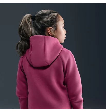 Толстовка детская Nike Sportswear Tech Fleece Pink HV8695-634