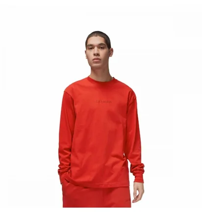 Лонгслів чоловічий Air Jordan Brand Air Wordmark Longsleeve Orange FJ0702-622