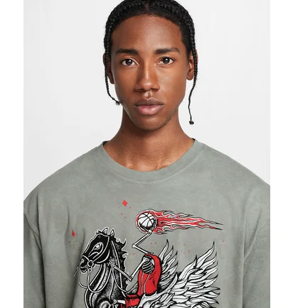 Футболка чоловіча Nike Tee M90 Oc 2 Grey HF6199-029