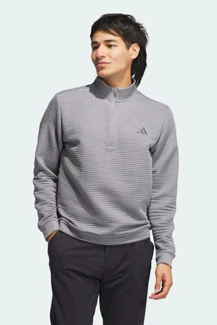Кофта мужская Adidas Ultimate365 Dwr Textured Quarter Zip Grey IL0563
