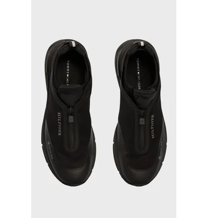 Кросівки чоловічі Tommy Hilfiger Runner Zip Gore Tex Black FM0FM05223