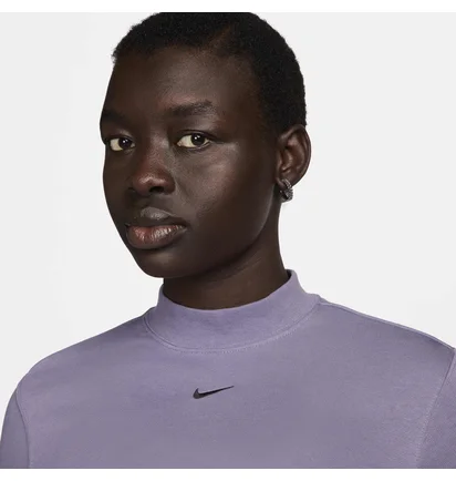 Кофта женская Nike Nsw Chll Ft Crp Crew Violet FN2476-509