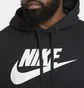 Худи мужское Nike Nsw Club Hoodie Black BV2973-010