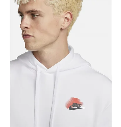 Худи мужское Nike Sportswear Standard Issue White FD0414-100
