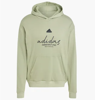 Худи мужское Adidas Brand Love French Terry Olive IW3535