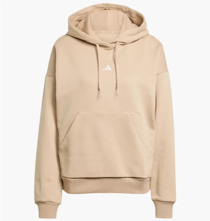 Худі жіноче Adidas Essentials Small Logo Feel Cozy Beige JV7310