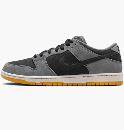 Кроссовки мужские Nike Dunk Low Sb Grey/Black HF3063-001