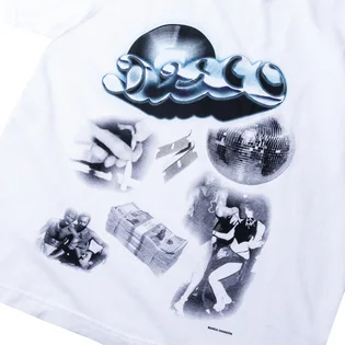 Футболка унісекс Bianca Chandôn Disco Years White FW24BC-DY