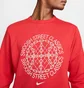 Свитшот мужской Nike Standard Issue MenS Dri-Fit Basketball Crew-Neck Sweatshirt Red FZ0682-657