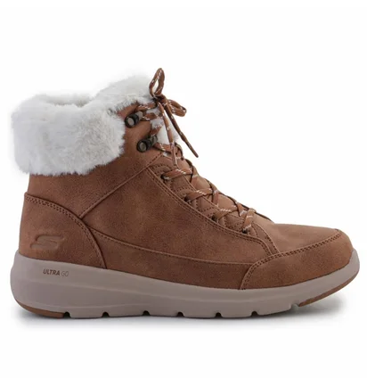 Ботинки женские Skechers Glacial Ultra Cozyly Brown 144178-CSNT
