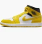Кроссовки женские Air Jordan 1 Mid Yellow/White BQ6472-170