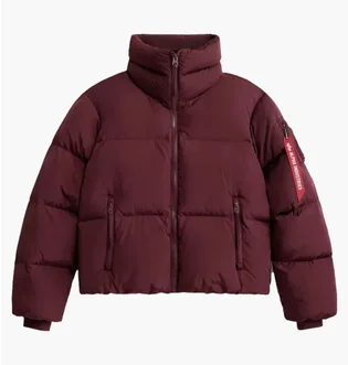 Пуховик чоловічий Alpha Industries Sierra Short Puffer Bordo WJS55504C1-621