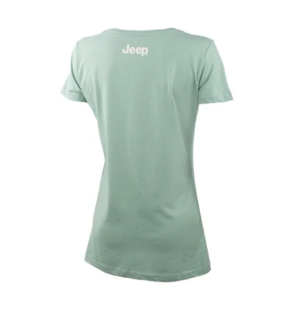 Футболка жіноча Jeep T-Shirt Star Botanical Print J22W Green O102614-E854