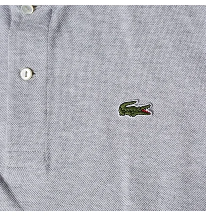 Кофта мужская Lacoste Long Sleeve Classic Pique Polo Grey L1313-CCA