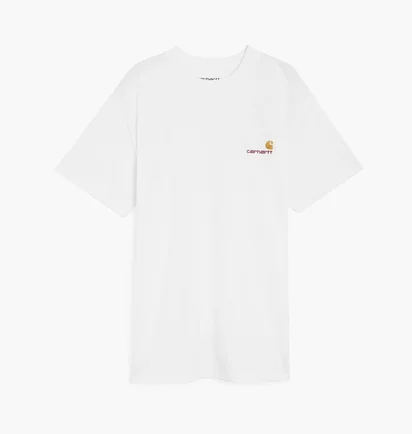 Футболка мужская Carhartt Wip American Script T-Shirt White I029956-02XX
