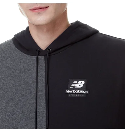 Худи мужское New Balance Nb Athletics Renew Askew Hoodie Black/Grey Mt21551Bk