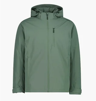 Куртка мужская CMP Zip Hood Feel Warm Green 35Z1537-F762