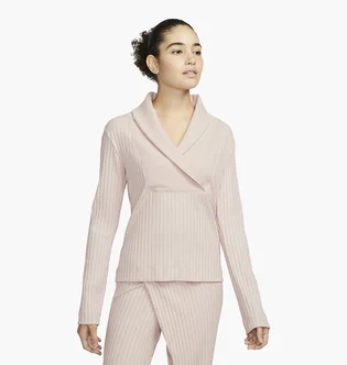 Кофта женская Nike Yoga Luxe Pink DD5828-601