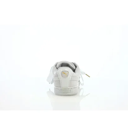 Кроссовки женские Puma Suede Basket "Heart Satin" Grey 362714-02