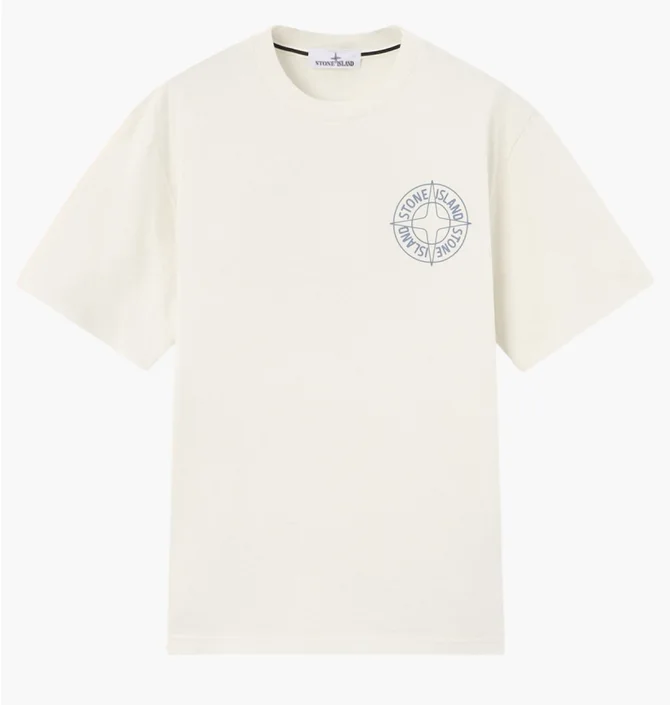 Футболка чоловіча Stone Island Outline Compass Print Beige L1S152100001S0284-V0093