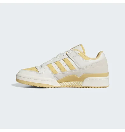 Кросівки чоловічі Adidas Forum Low Cl Shoes White/Yellow IG3780