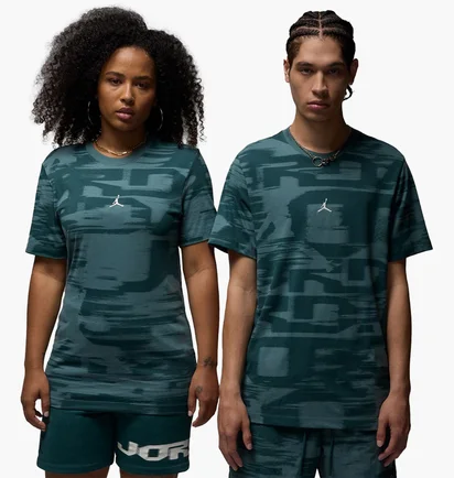 Футболка мужская Air Jordan Mvp Ss Aop Crew 382 Green FZ1917-382