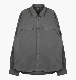 Сорочка чоловіча C.P. Company Organic Gabardine Lens Grey 18CMSH140A-110143G-935