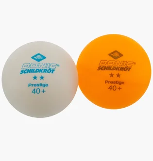 Мяч для настольного тенниса Donic Prestige 2 Stars 40+ 6 Шт. Orange/White 608523