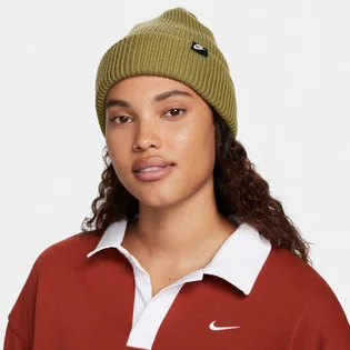 Шапка женская Nike Peak Standard Cuff Olive FB6526-378