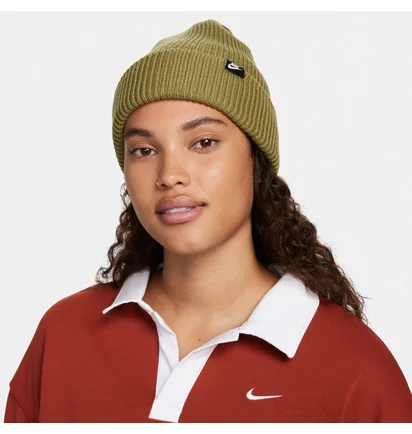 Шапка жіноча Nike Peak Standard Cuff Olive FB6526-378