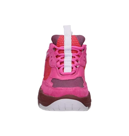 Кроссовки женские Calvin Klein Maya Low Top Lace Up Pink/Violet B4R0823-MULTI-HOT-PINK