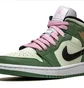 Кроссовки женские Air Jordan Wmns 1 Mid Se Green CZ0774-300