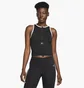 Майка женская Nike Air Dri-Fit WomenS 1/2-Zip Running Tank Top Black FB7624-010
