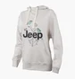 Худи женское Jeep Hooded Oversize Sweatshirt Botanical Print Beige O102606-J863
