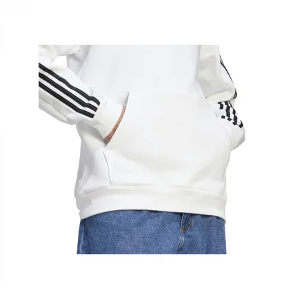 Худі чоловіче Adidas Essentials 3S Fleece Hoody White IJ6476