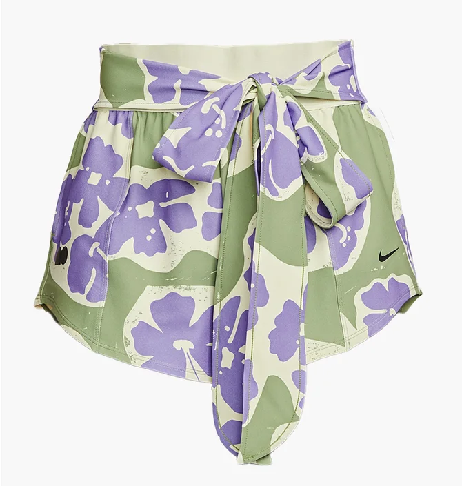 Спідниця жіноча Nike Osaka Collection Shorts Beige/Violet DX1848-386