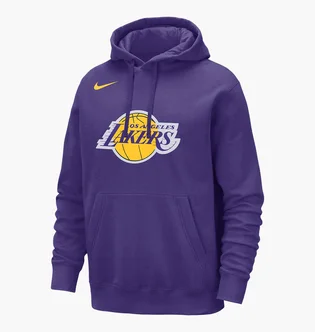 Худи мужское Nike Nba Los Angeles Lakers Club Violet DX9997-504