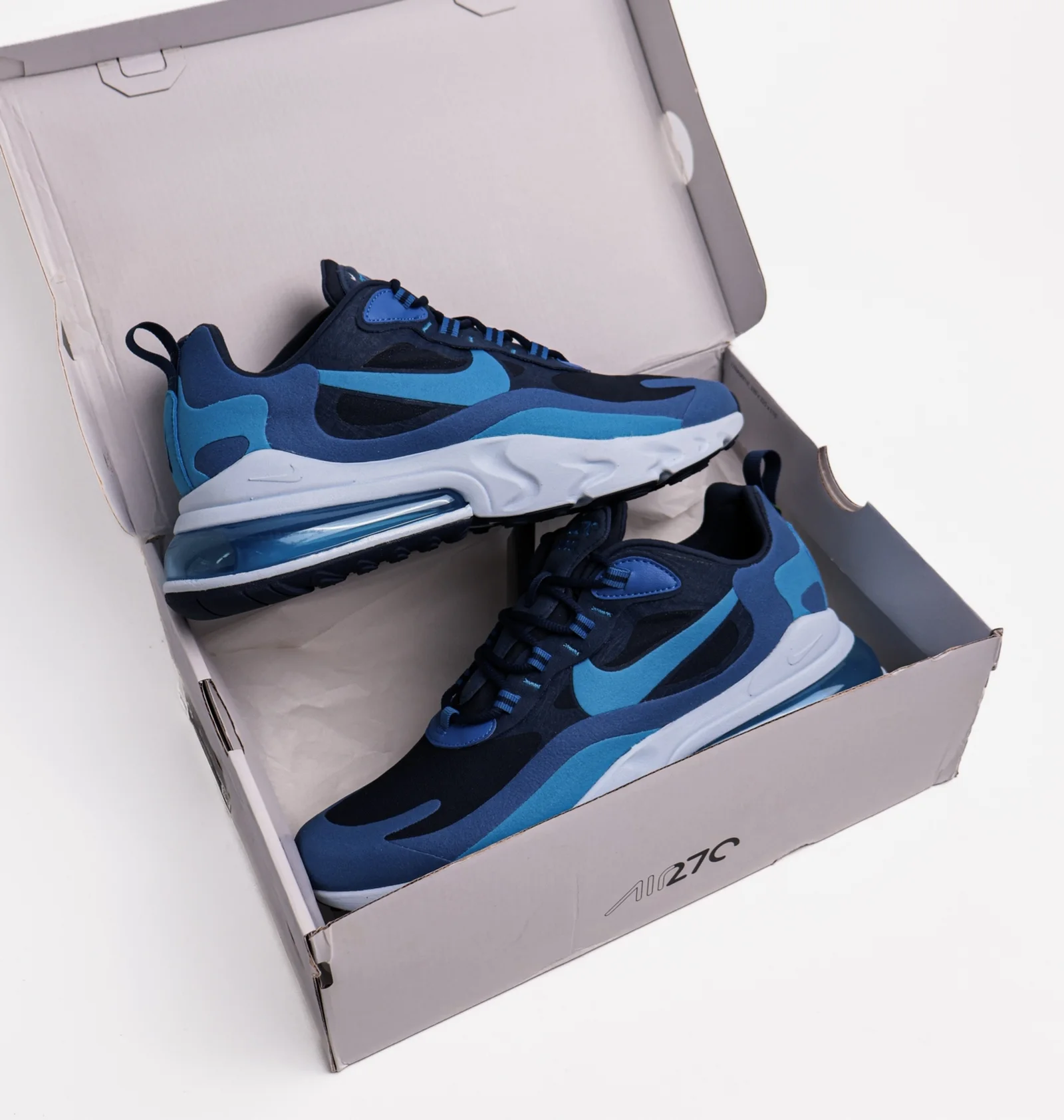 ᐉ Кроссовки мужские Nike Air Max 270 React Blue Ao4971-400