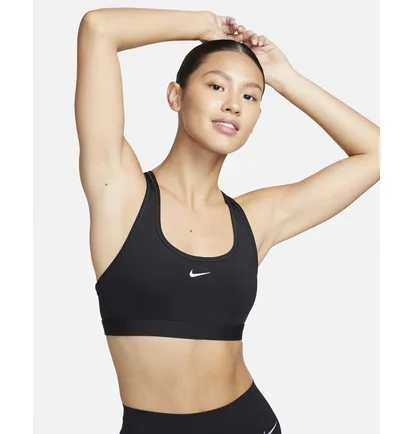 Топ женский Nike Swoosh Light Support Black DX6817-010