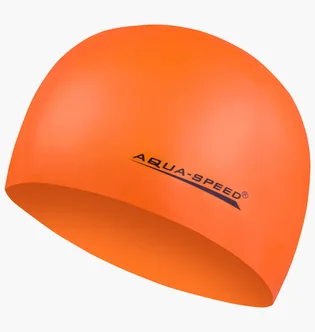 Шапочка для плавания Aqua speed Mega Orange 100-75