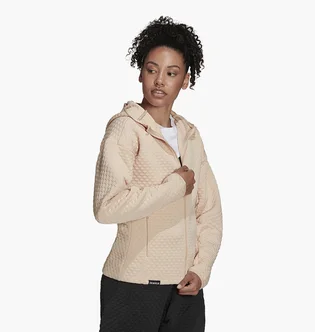 Худи женское Adidas Z.N.E. Sportswear Full-Zip Hoodie Beige H42063