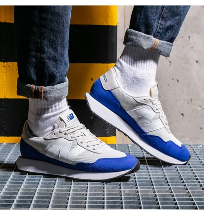 Кроссовки мужские New Balance Ms237Pl1 White/Blue MS237PL1