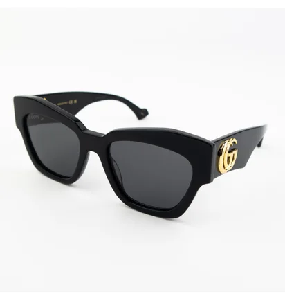 Сонцезахисні окуляри жіночі GUCCI Grey/Black GG1422S-001-55