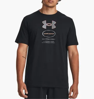 Футболка мужская Under Armour T-Shirt Branded Gel Stack Black 1380957-001