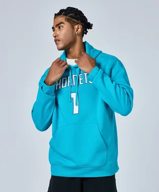 Худі чоловіче Air Jordan Charlotte Hornets Club Light Blue FB4791-415