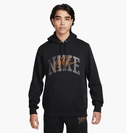 Худи мужское Nike Club Bb Po Hdy Arch Gx Black FV4447-010